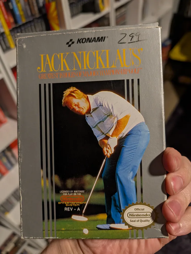 Jack Nicklaus' Greatest 18 Holes of Major Championship Golf, NES