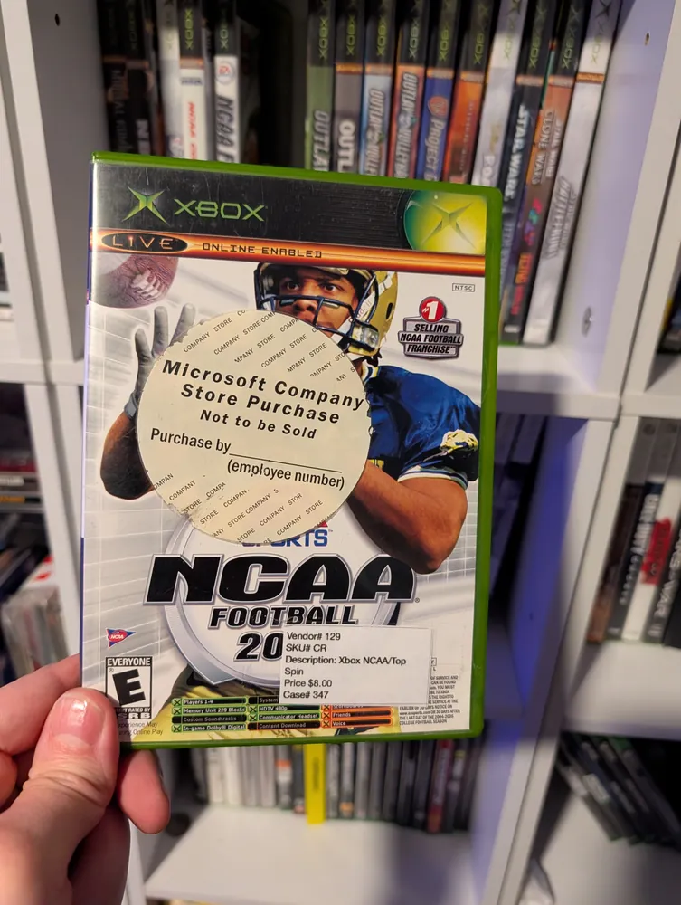 NCAA Football 2005 / Top Spin Combo, Xbox