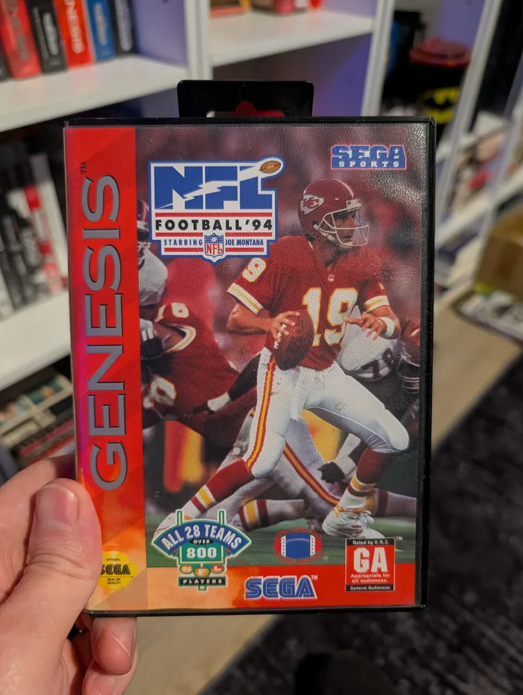 NFL Football '94 Starring Joe Montana, Sega Genesis