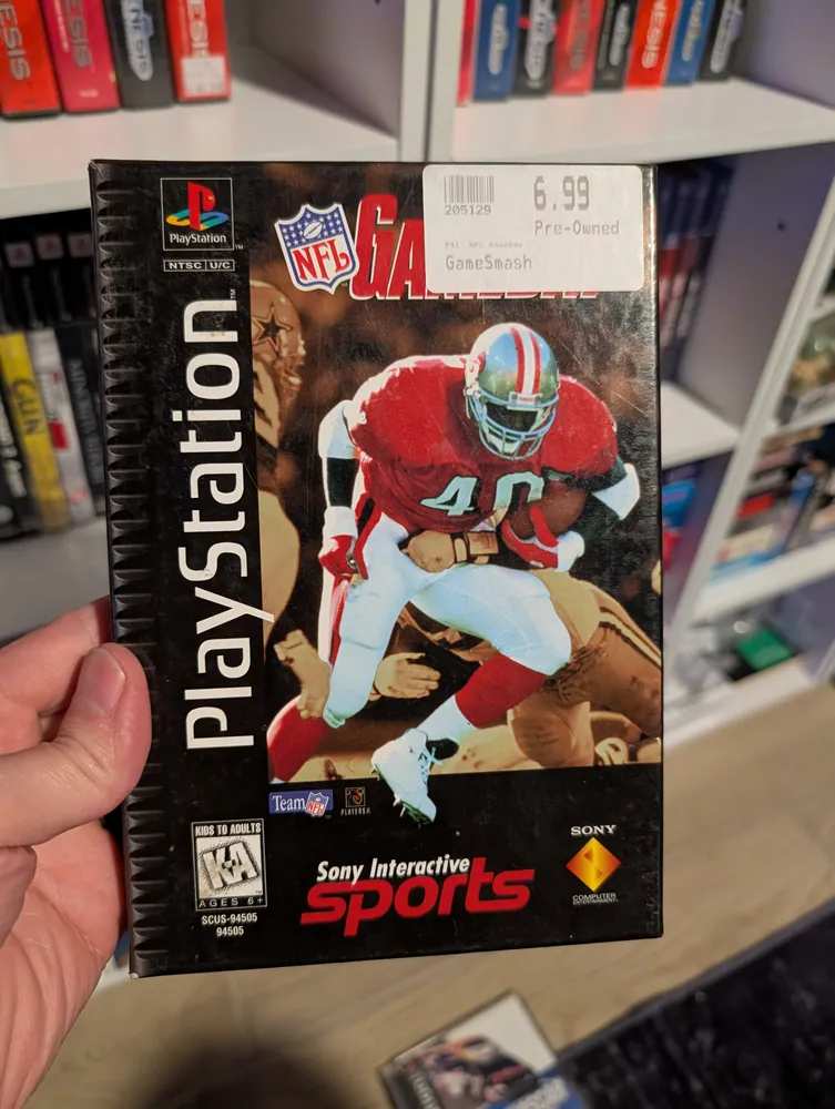 NFL GameDay [Long Box], PlayStation 1