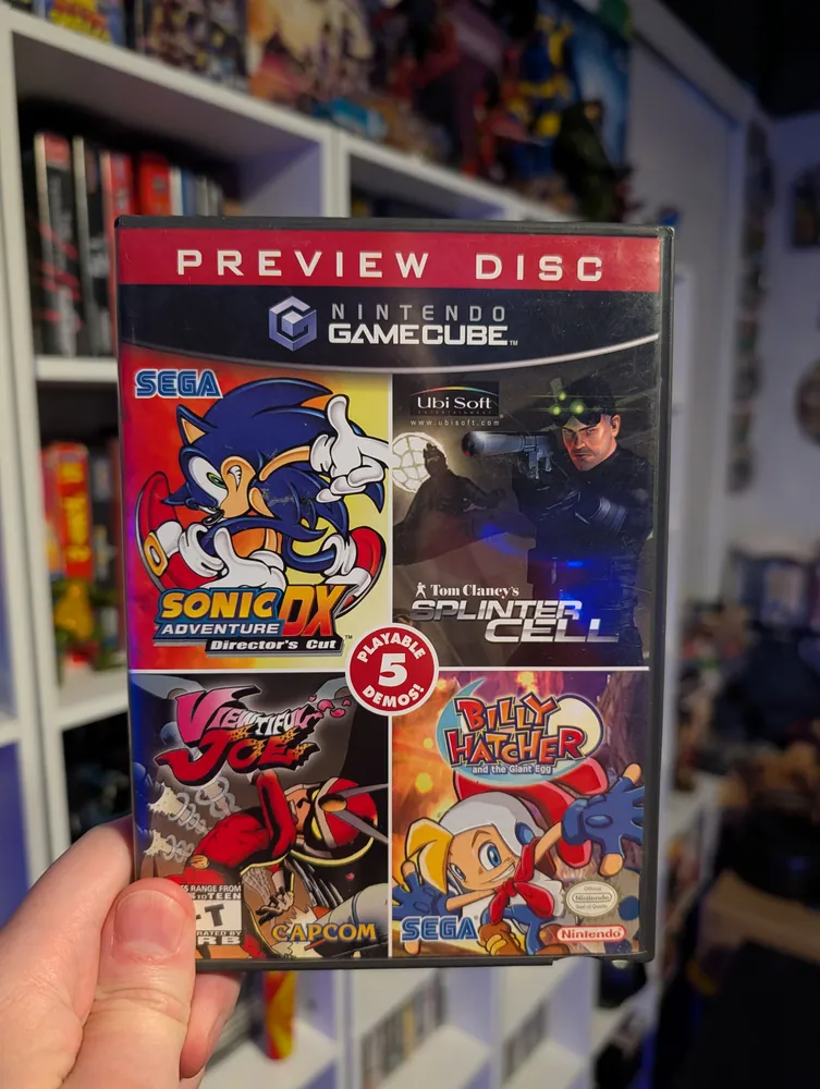 Nintendo GameCube Preview Disc, GameCube