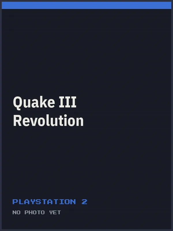 Quake III Revolution, PlayStation 2