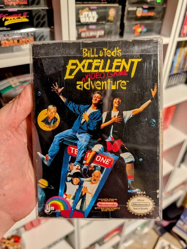 Bill & Ted's Excellent Video Game Adventure, the photo from the post
