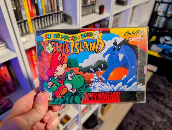 Super Mario World 2: Yoshi's Island, the photo from the post