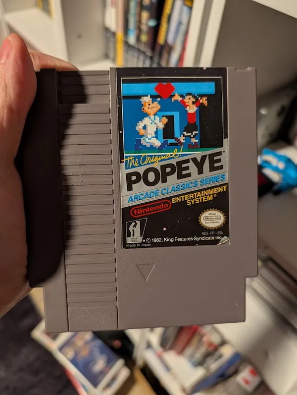 Popeye, the photo from the post