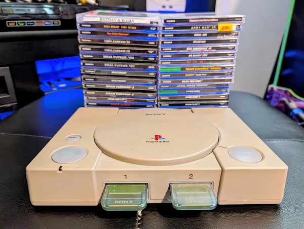 Sony PlayStation, the photo from the post