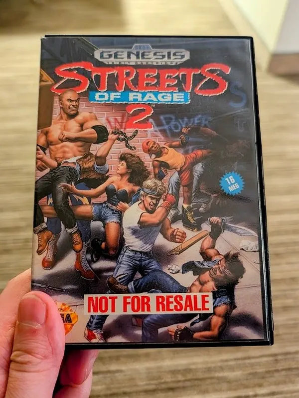 Streets of Rage 2, the photo from the post