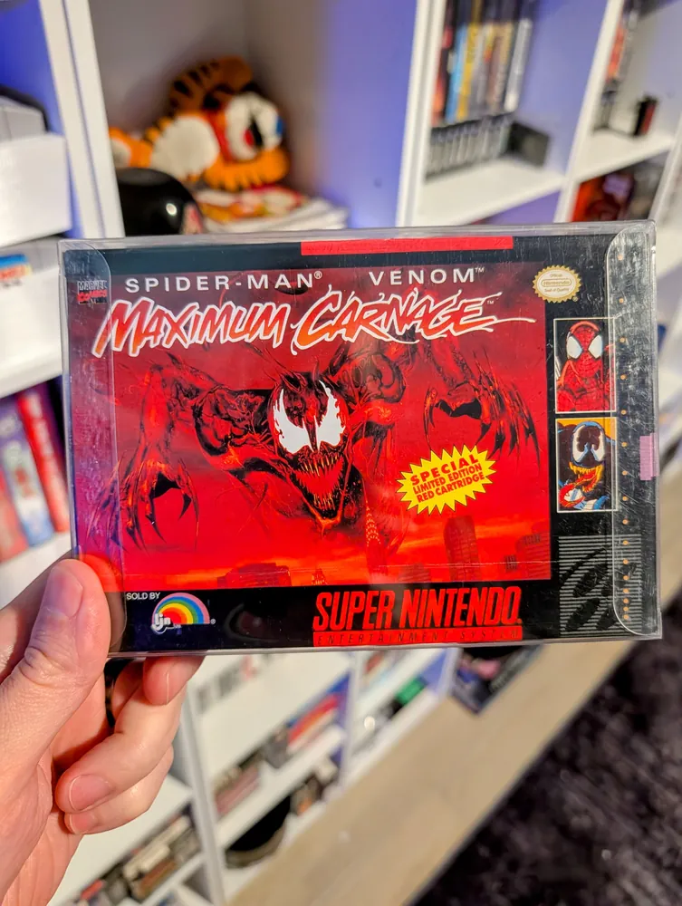 Spider-Man & Venom: Maximum Carnage [Special Limited Edition Red Cartridge], SNES