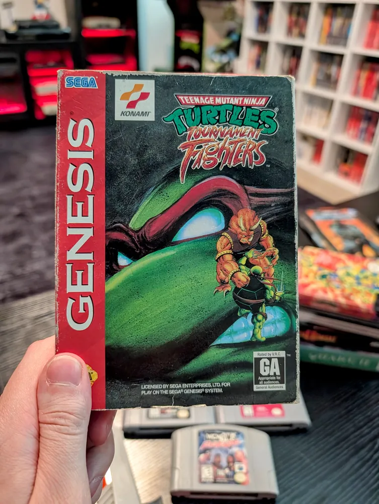Teenage Mutant Ninja Turtles Tournament Fighters [Cardboard Box], Sega Genesis