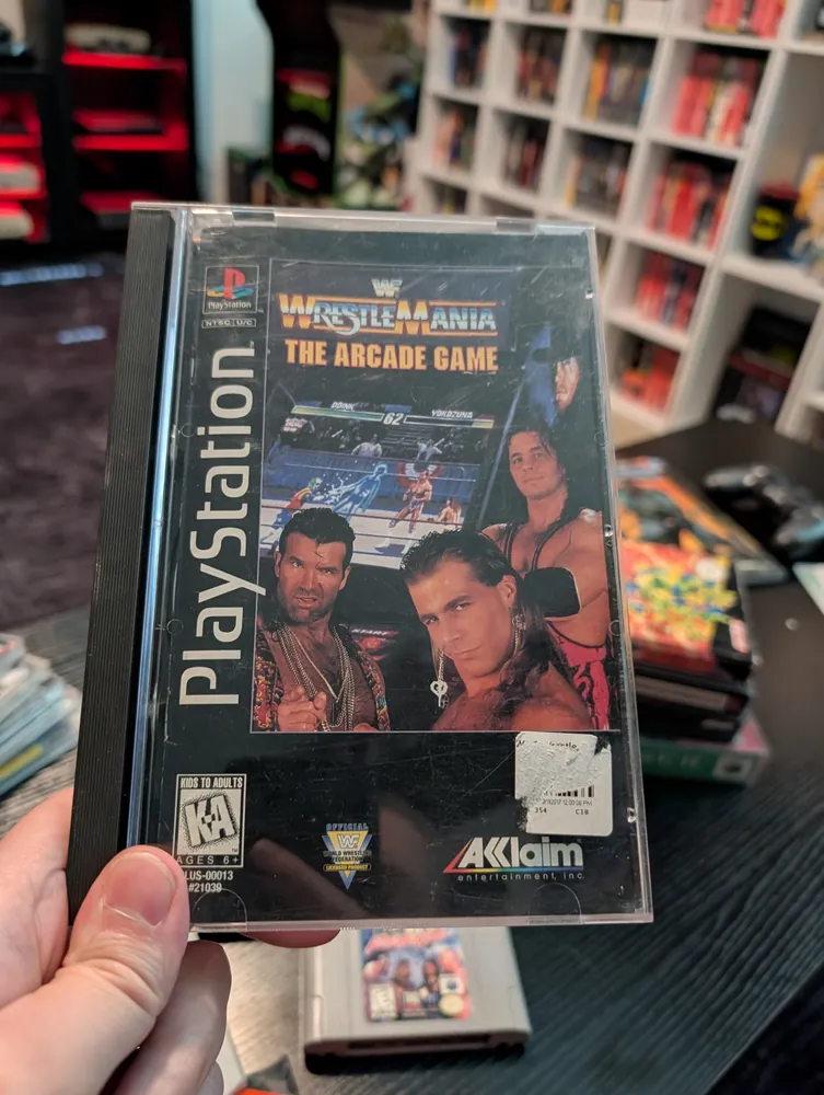 WWF WrestleMania: The Arcade Game [Long Box], PlayStation 1