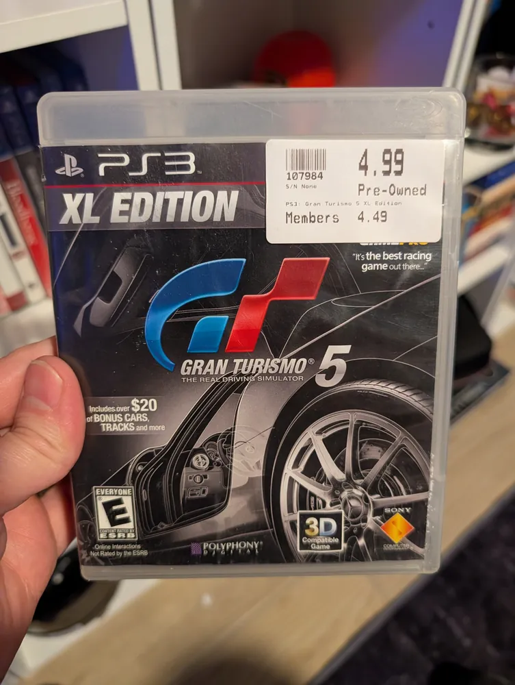 Gran Turismo 5: XL Edition, PlayStation 3