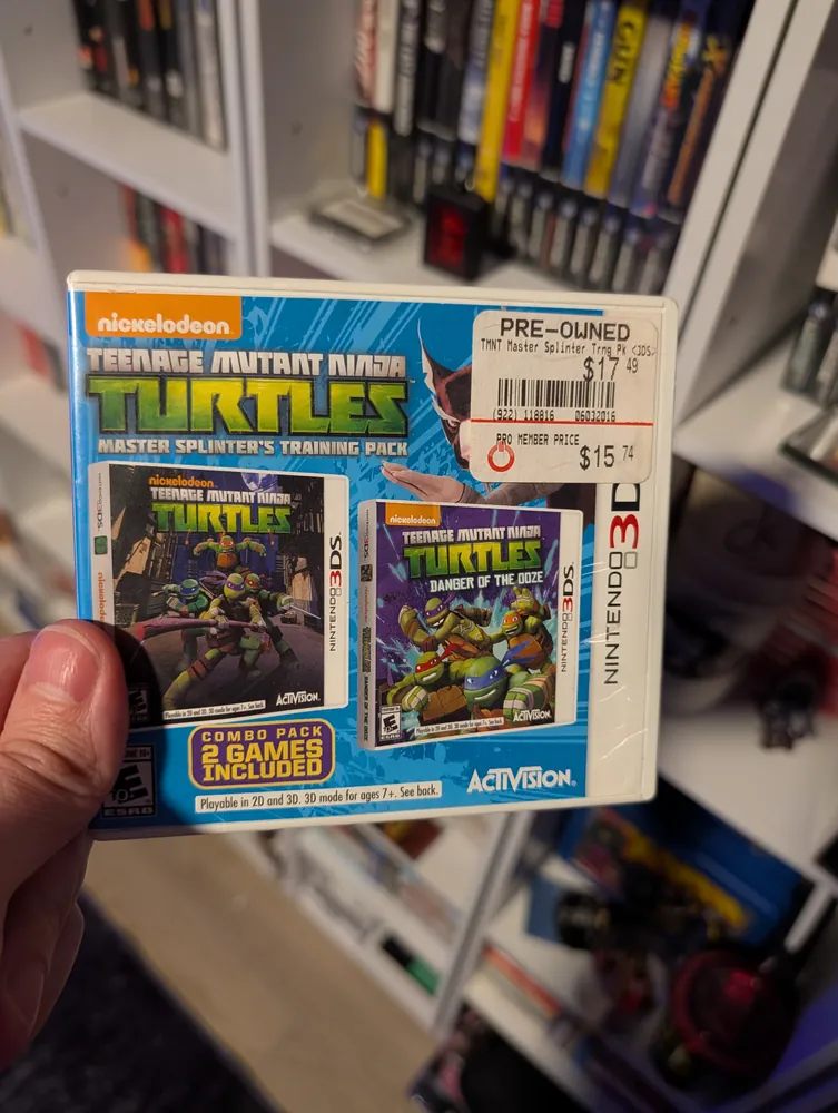 Nickleodeon Teenage Mutant Ninja Turtles: Master Splinter's Training Pack, Nintendo 3DS